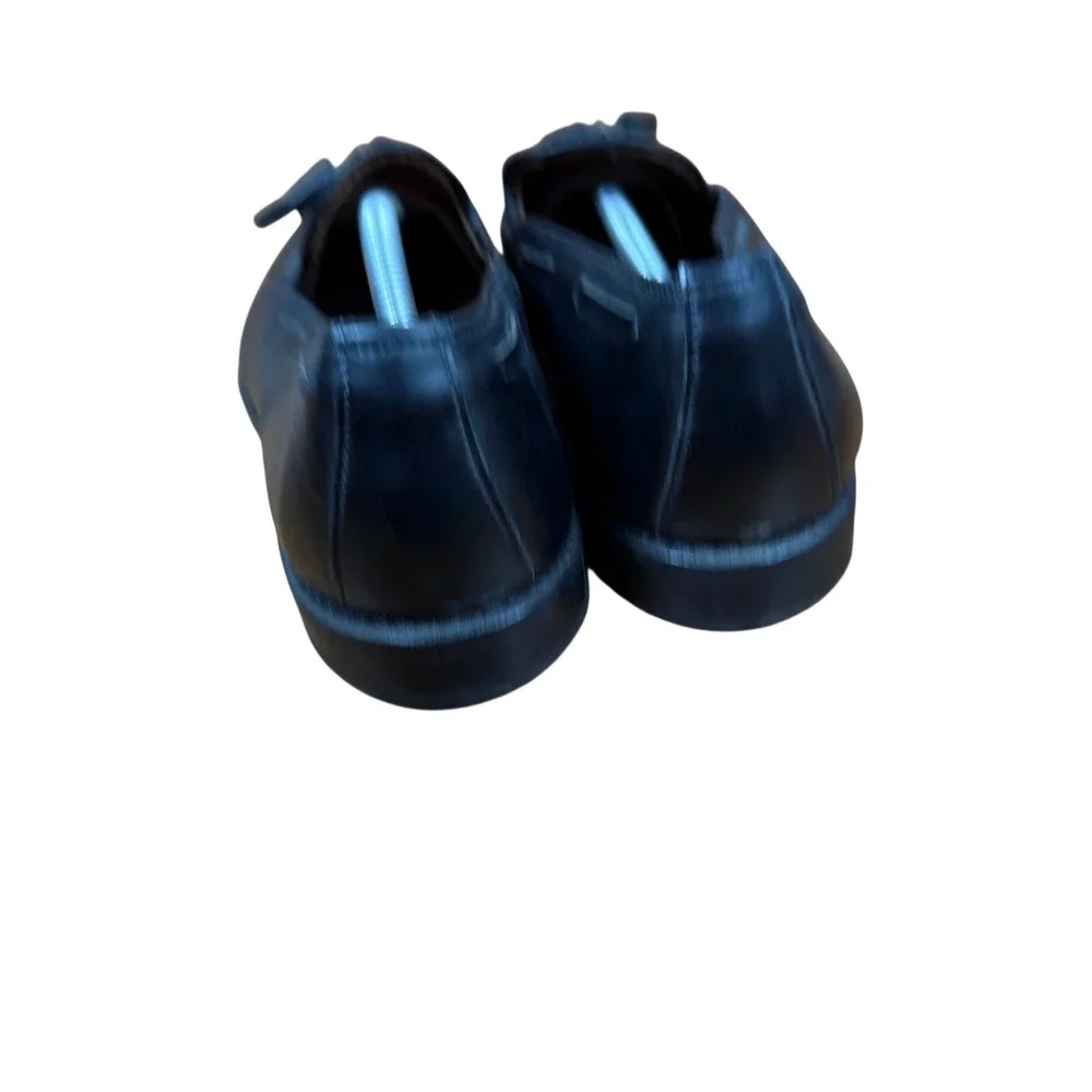 Allen Edmonds Tassel Loafers Mens 10 Black Leather Slip On Dress Shoes Classic